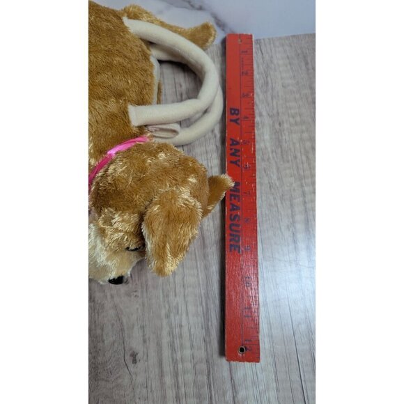 Toby NYC dog handbag purse toy pink ribbon bow zipper pocket 10" - Picture 8 of 13